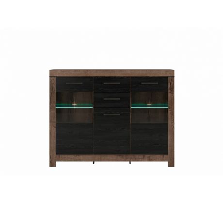 Komoda velká prosklená Balin