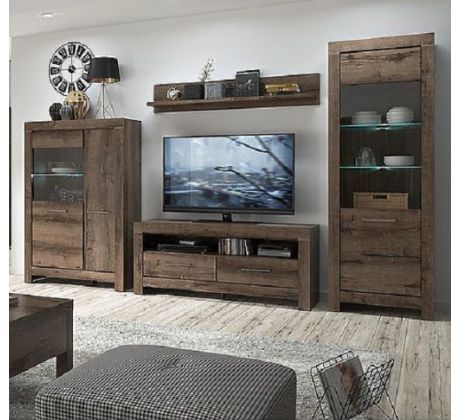 Komplet obývací stěna Balin dub monastery