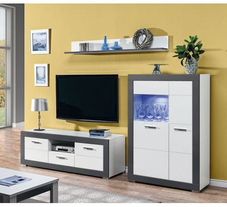 Obývací stěna Gray 1