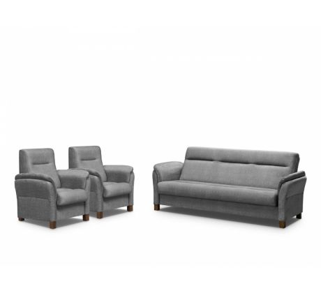 Sedací souprava klasická Alabama 3R+1+1 - šedá