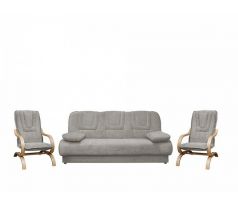 Sedací souprava klasická Fiord 3R+1+1 - šedá