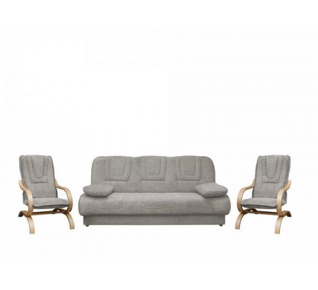 Sedací souprava klasická Fiord 3R+1+1 - šedá