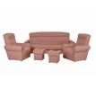 Sedací souprava klasická Simona 3R+1+1+2T - růžová