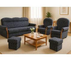 Sedací souprava klasická Kara 3R+1+1+2T