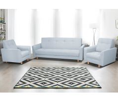 Sedací souprava klasická Gala 3R+1+1 - šedá