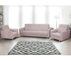 Sedací souprava klasická Gala 3R+1+1 - růžová
