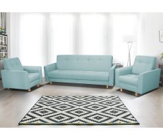 Sedací souprava klasická Gala 3R+1+1 - mátová