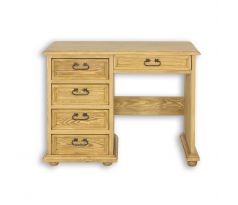 Psací (PC) stůl BR 700 - rustikální masiv borovice