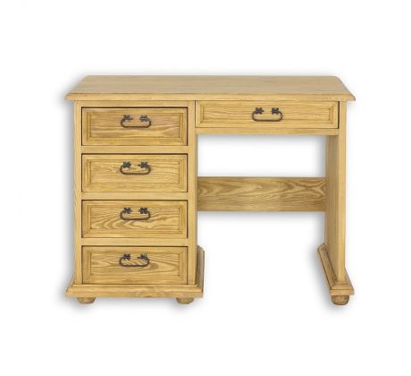 Psací (PC) stůl BR 700 - rustikální masiv borovice