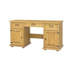 Psací (PC) stůl BR 705 - rustikální masiv borovice