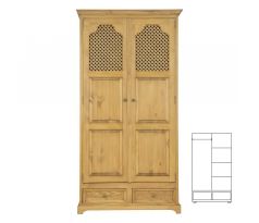 Skříň SF 836 - rustikální masiv borovice