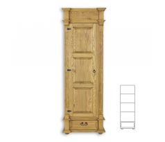 Skříň SF 837 - rustikální masiv borovice
