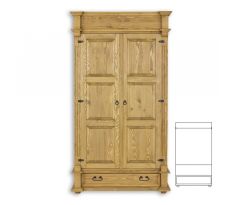 Skříň SF 808 - rustikální masiv borovice