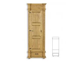Skříň SF 807 - rustikální masiv borovice