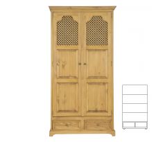 Skříň SF 746 - rustikální masiv borovice