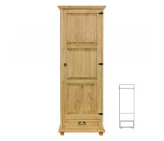 Skříň SF 700 - rustikální masiv borovice