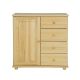 Komoda KD 100 - masiv borovice