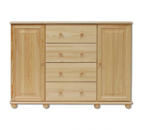 Komoda KD 120 - masiv borovice