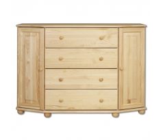 Komoda KD 132 - masiv borovice