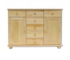 Komoda KD 153 - masiv borovice