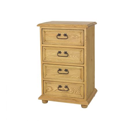 Komoda KD 700 - rustikální masiv borovice