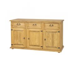 Komoda KD 706 - rustikální masiv borovice