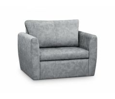 Rozkládací křeslo (pohovka) Beatrice - světle šedé