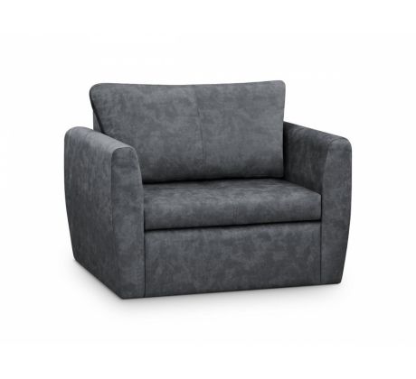 Rozkládací křeslo (pohovka) Beatrice - tmavě šedé