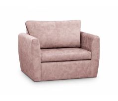 Rozkládací křeslo (pohovka) Beatrice - starorůžové