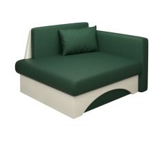 Rozkládací křeslo Kuboš - zelené/béžové