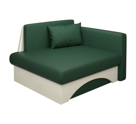 Rozkládací křeslo Kuboš - zelené/béžové