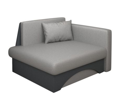 Rozkládací křeslo Kuboš - šedé/tmavě šedé