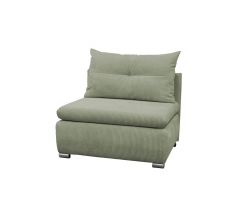 Rozkládací křeslo (pohovka) Linda - zelené