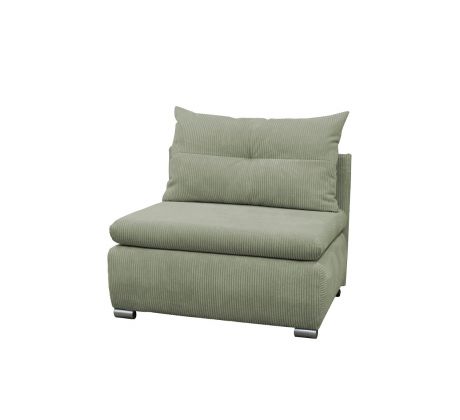 Rozkládací křeslo (pohovka) Linda - zelené