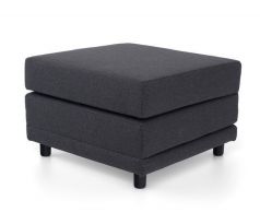 Rozkládací křeslo (taburet) Ava - tmavě šedý