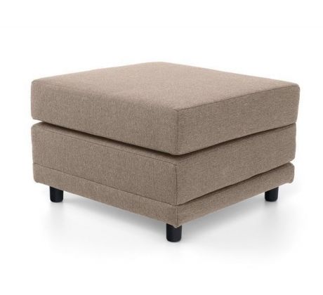 Rozkládací křeslo (taburet) Ava - hnědý