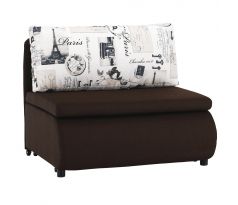 Rozkládací křeslo Keny - hnědé