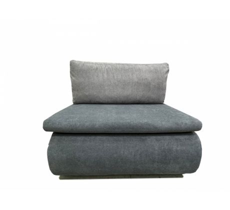 Rozkládací křeslo (pohovka) Kamil - tmavě šedá/šedá