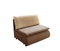 Rozkládací křeslo (pohovka) Kamil - hnědé/béžové