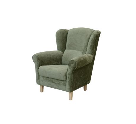 Křeslo Ušák Klipos - zelené