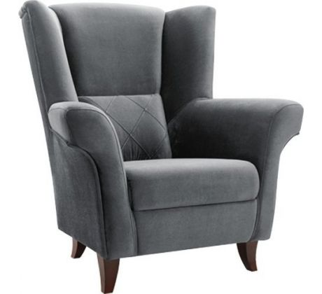 Křeslo Ušák Kentakus - šedé