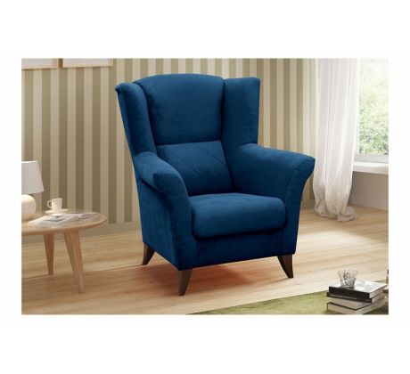 Křeslo Ušák Kentakus - modré