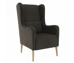 Křeslo Ušák Bredly - hnědé