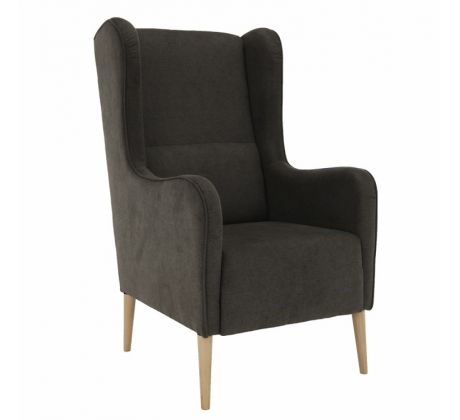 Křeslo Ušák Bredly - hnědé