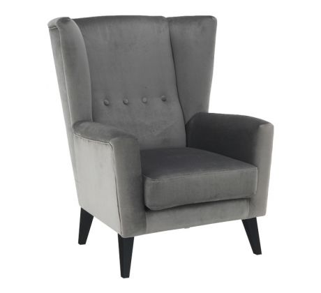 Křeslo Ušák Rodeza - šedé