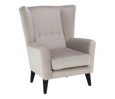 Křeslo Ušák Rodeza - krémové