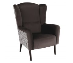 Křeslo Ušák Belek - hnědé