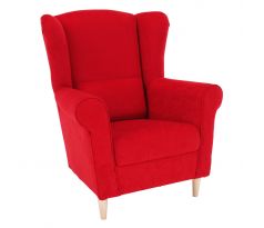 Křeslo Ušák Charlot - červené