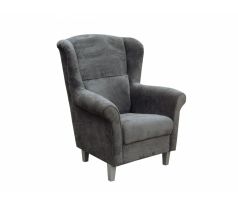 Křeslo Ušák Kristian - tmavě šedé