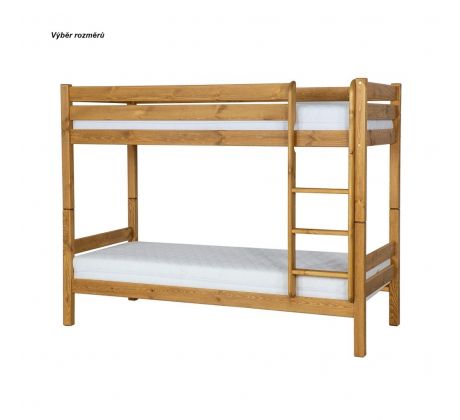 Postel patrová - rustikální masiv borovice LK 736